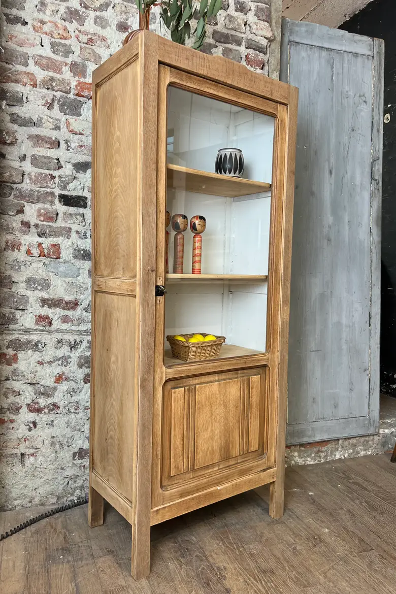 Petite vitrine en chêne