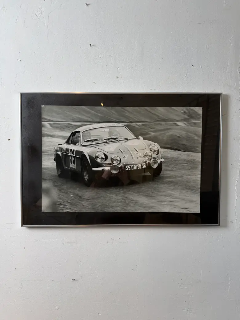 Photo automobile encadrée – années 90 — Photo automobile encadrée – années 90