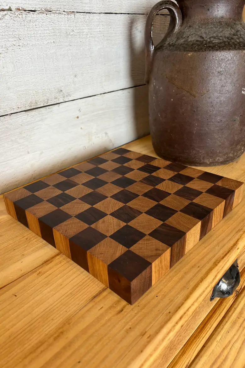 Planche à découper damier