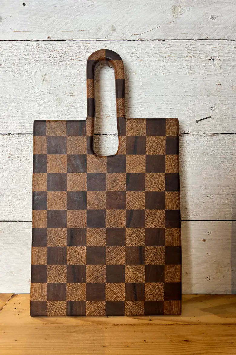 Planche à découper damier