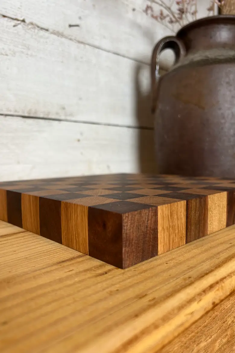 Planche à découper damier