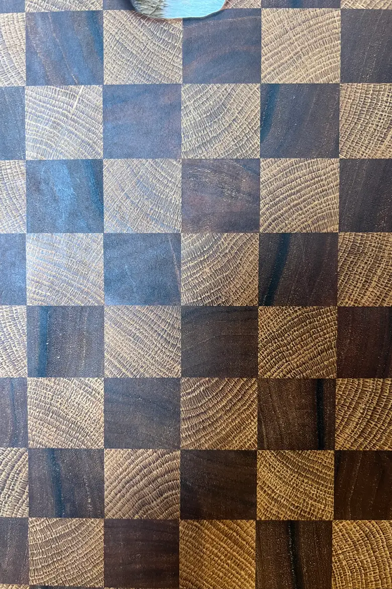 Planche à découper damier