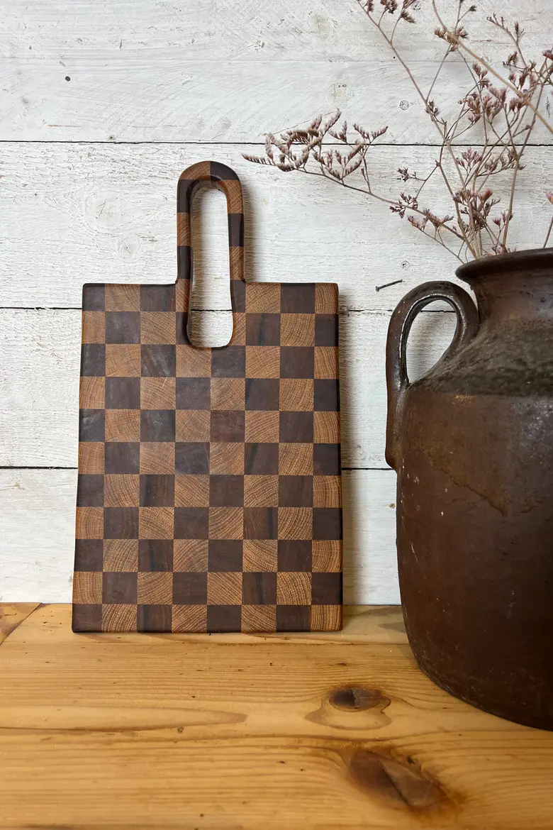 Planche à découper damier