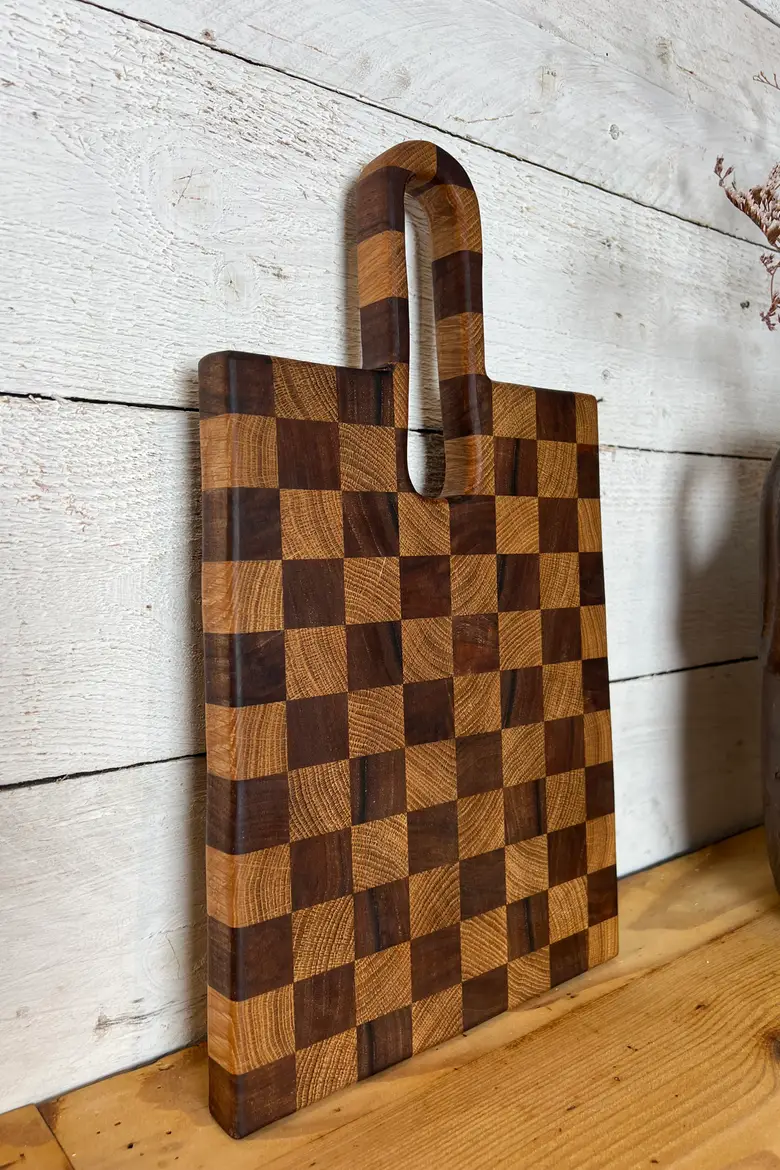 Planche à découper damier