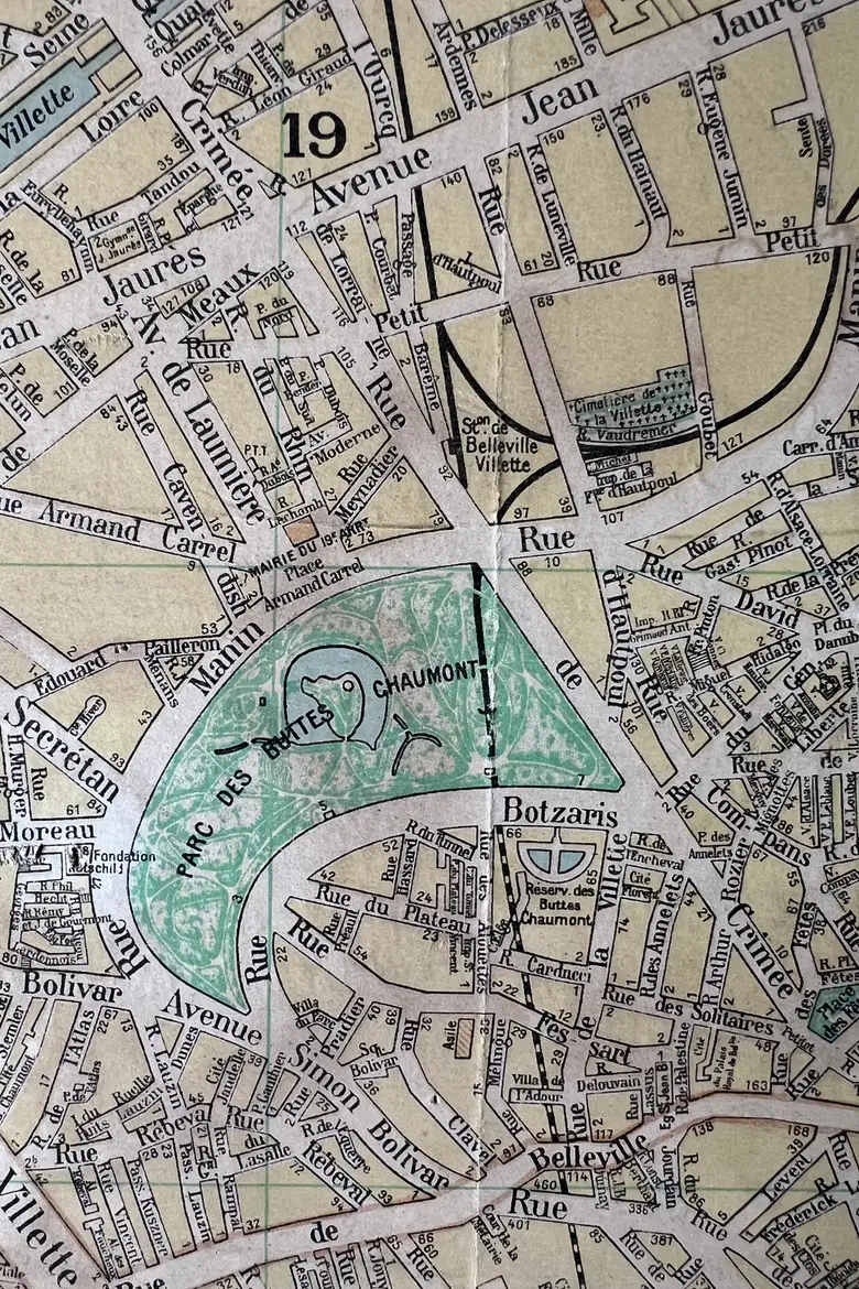 Plans de Paris Années 50