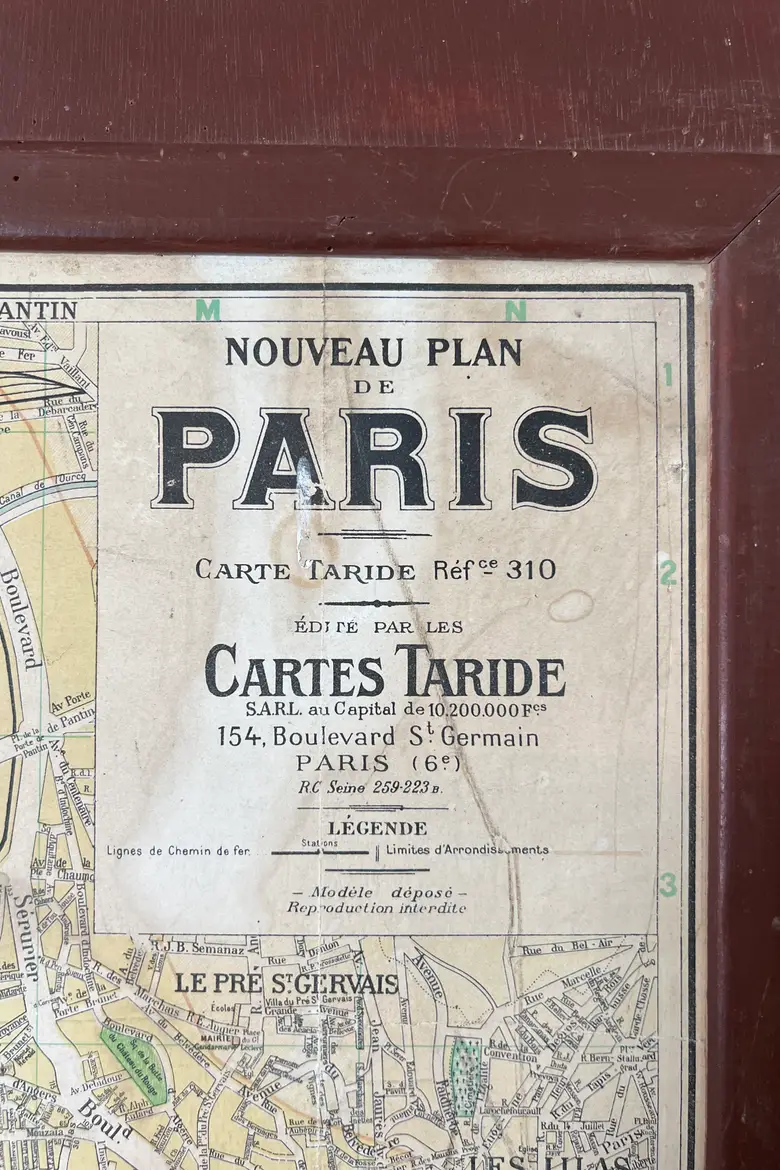 Plans de Paris Années 50