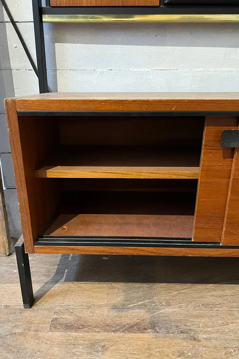 Porte-manteaux vintage à caisson Années 60
