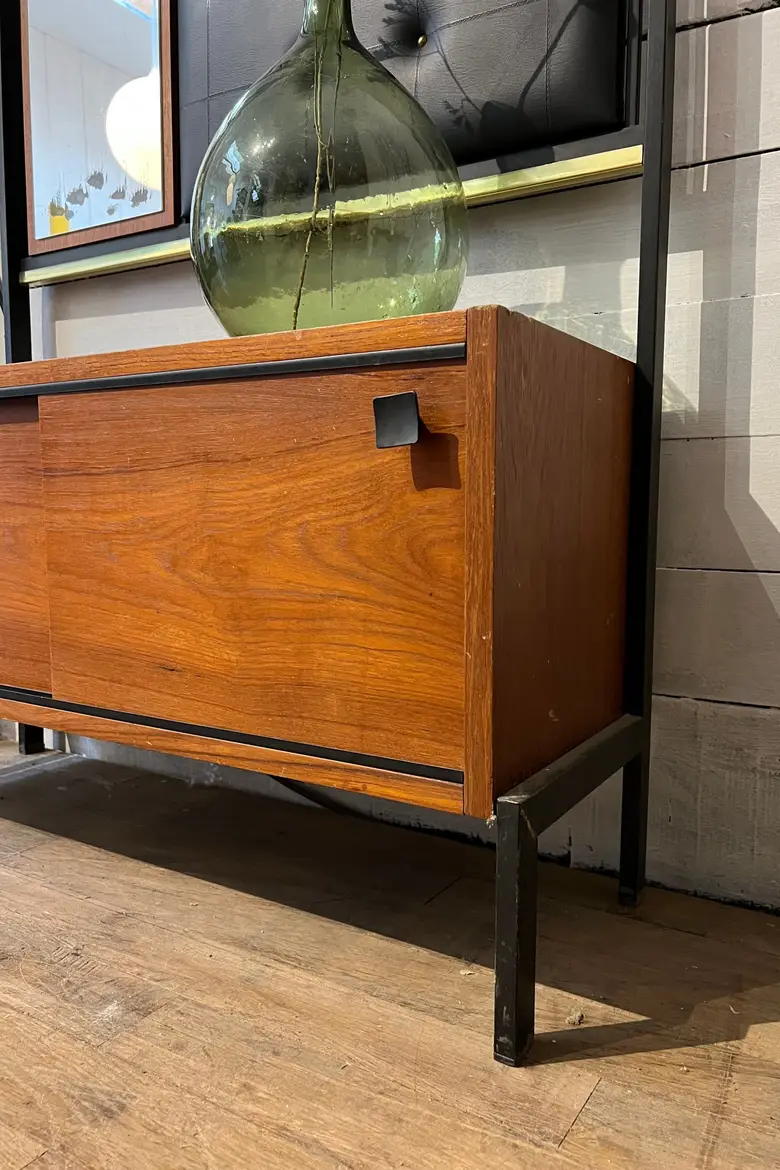 Porte-manteaux vintage à caisson Années 60