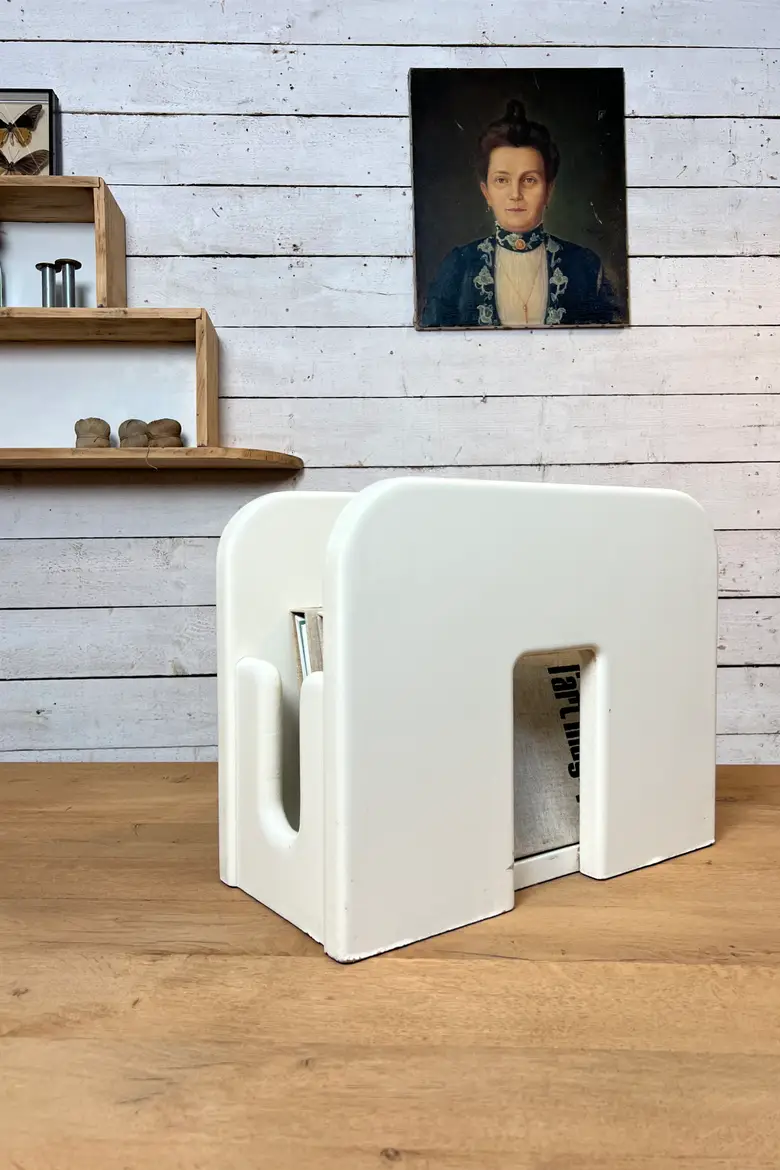Porte-revues en bois compressé, années 1970