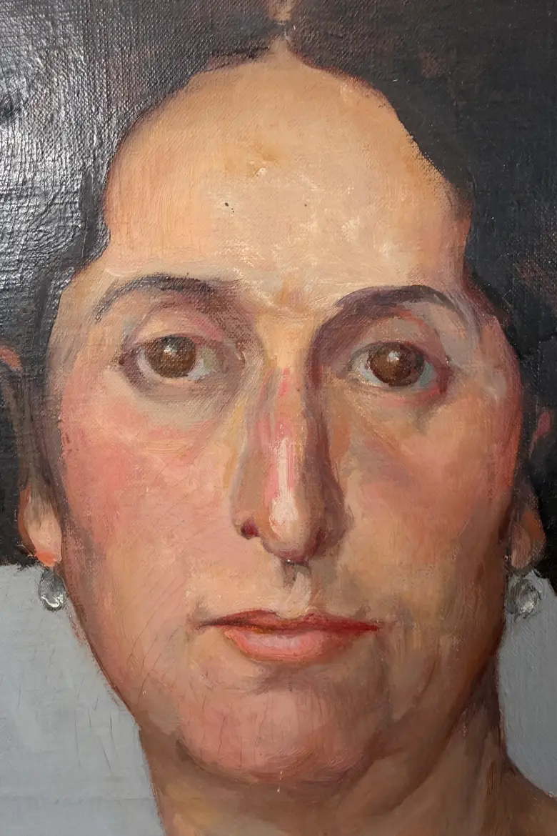 Portrait ancien de femme