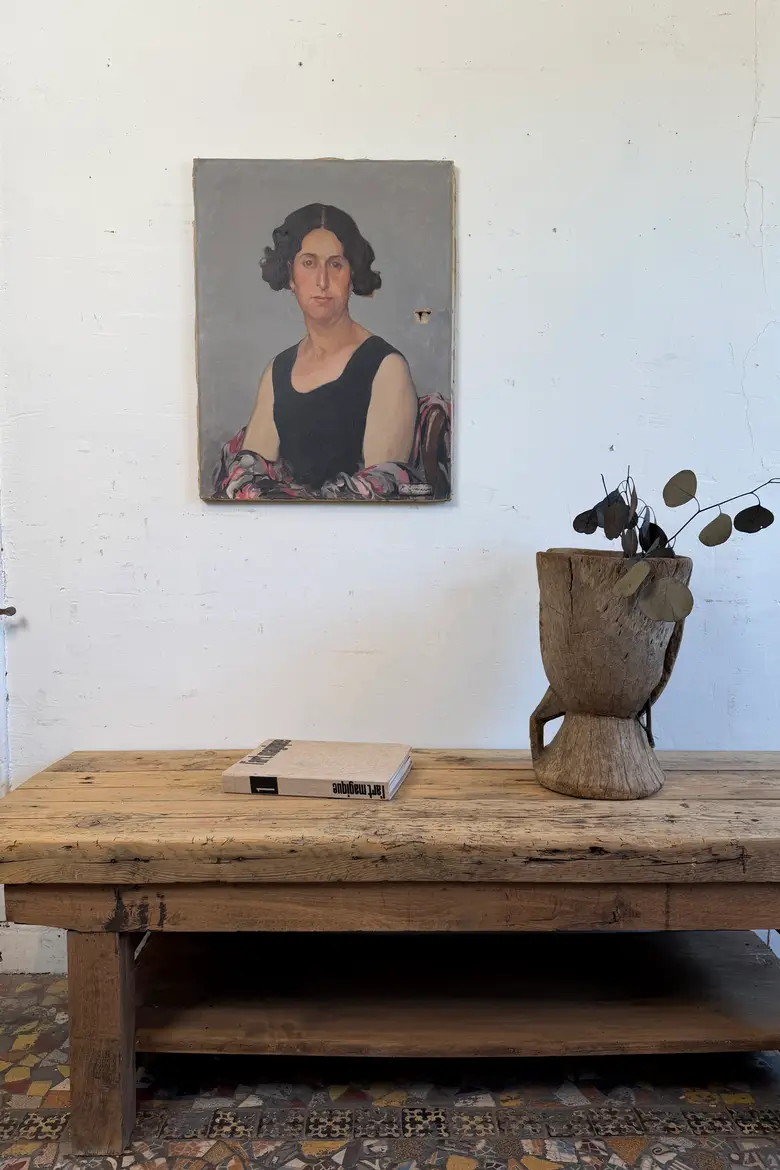 Portrait ancien de femme