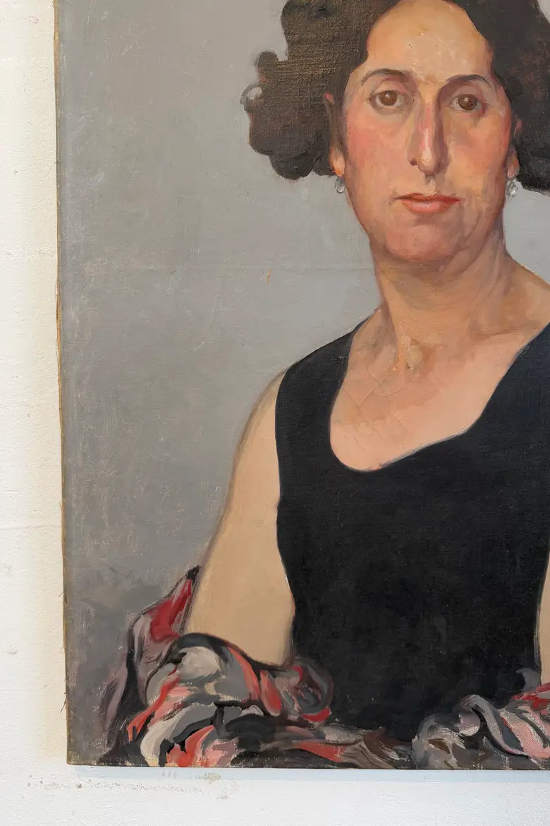 Portrait ancien de femme