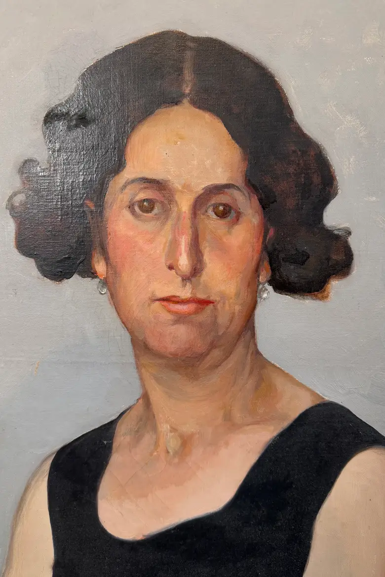 Portrait ancien de femme