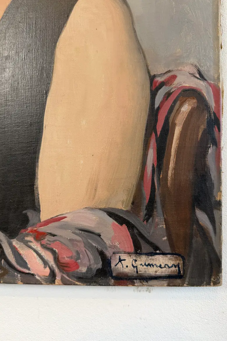 Portrait ancien de femme