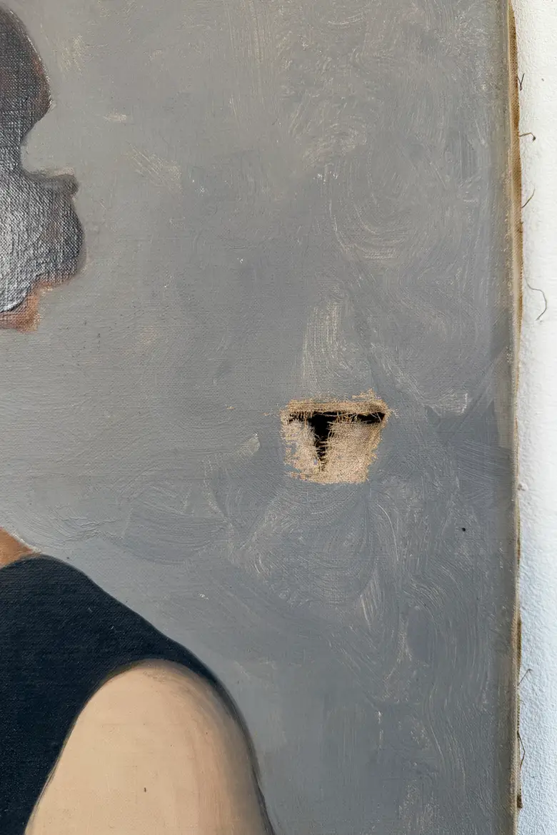 Portrait ancien de femme
