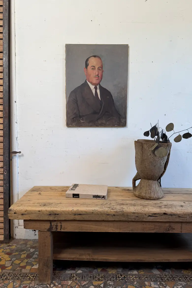 Portrait ancien d’homme