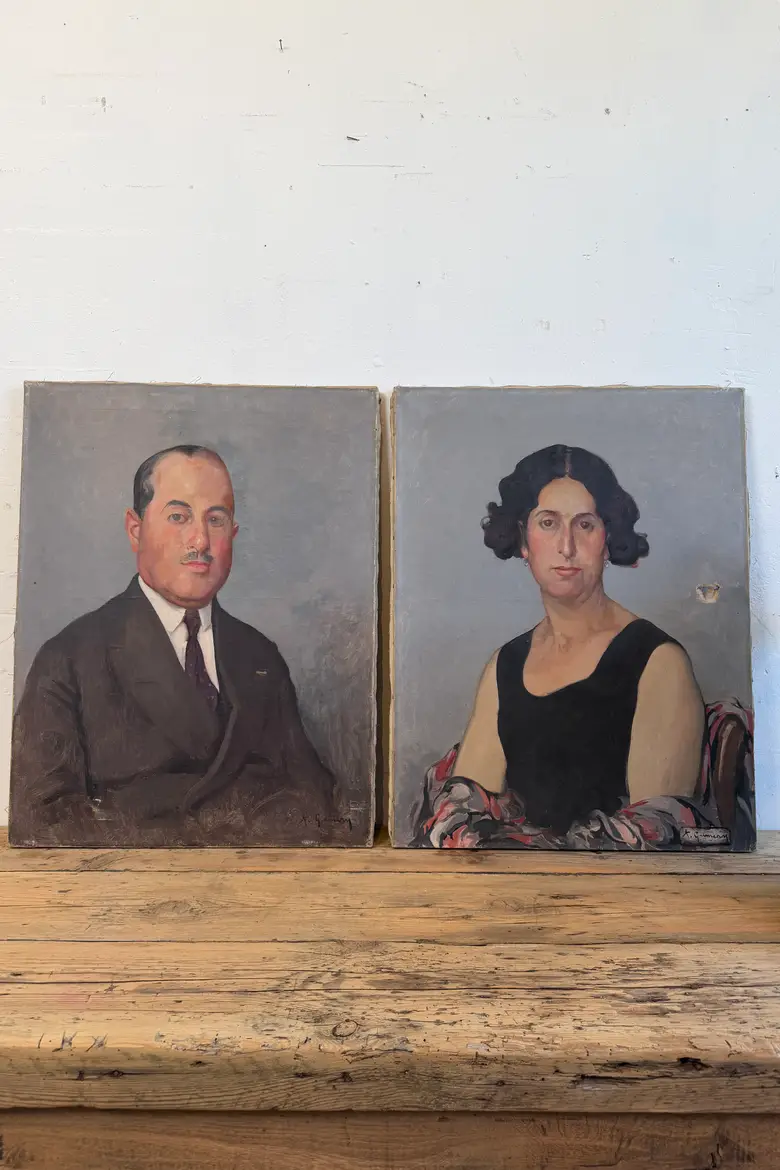 Portrait ancien d’homme