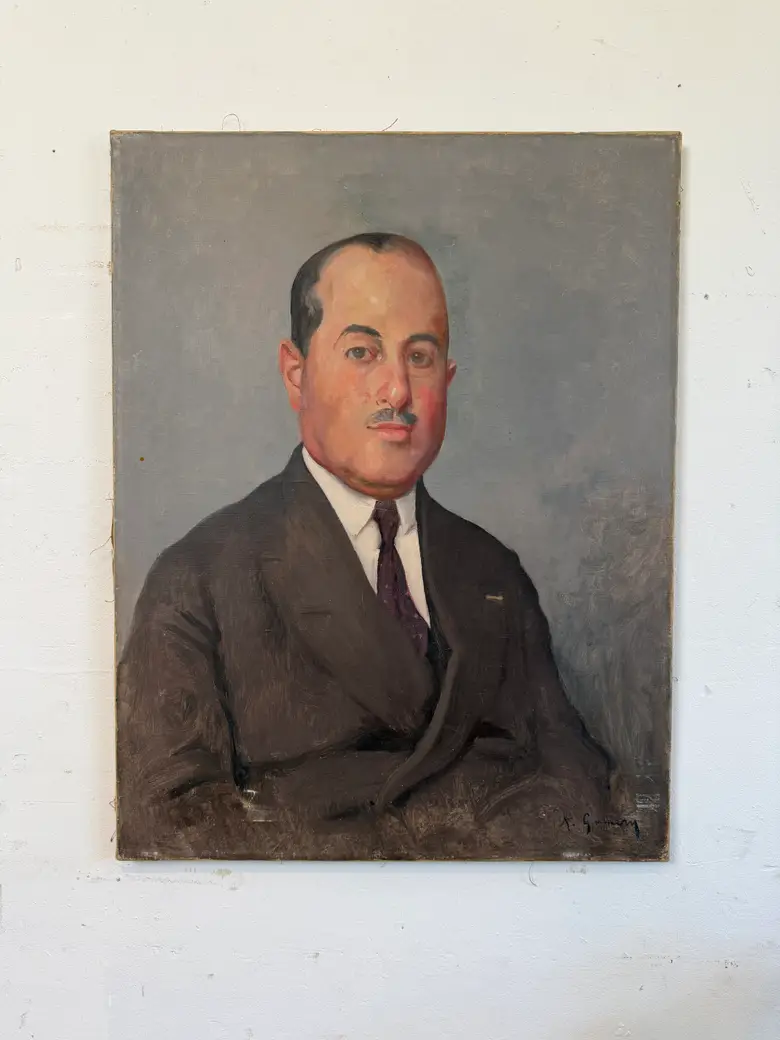 Portrait ancien d’homme