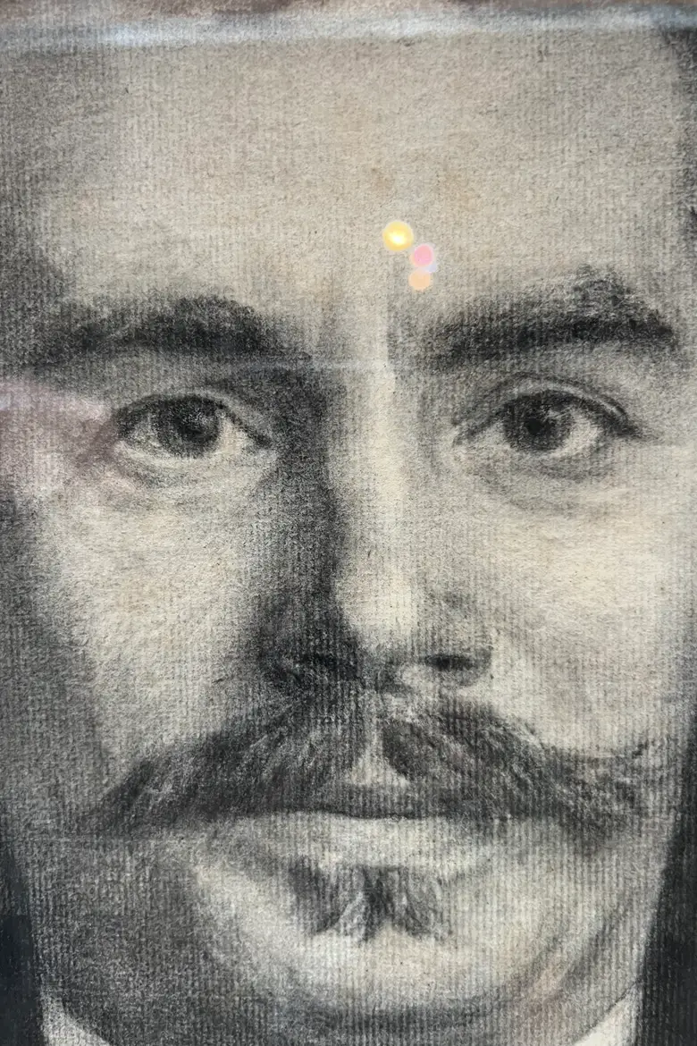 Portrait d’ancêtre au fusain 1920