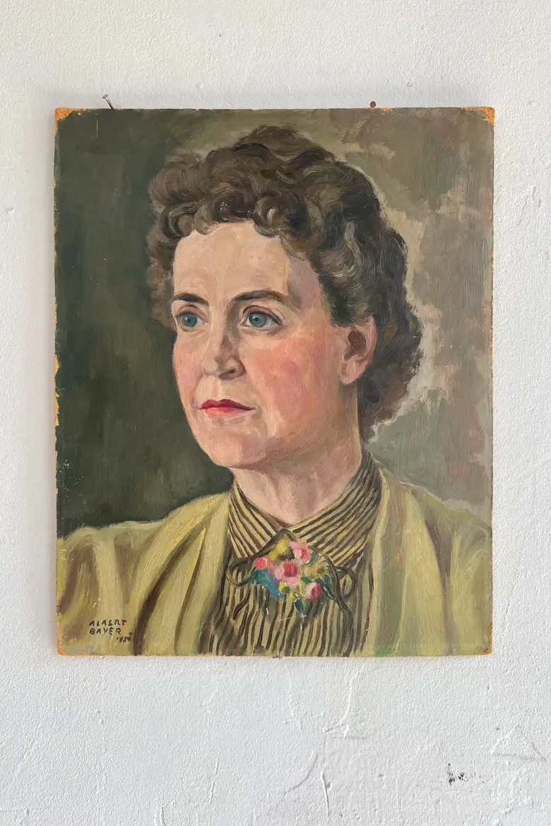 Portrait de femme, années 50