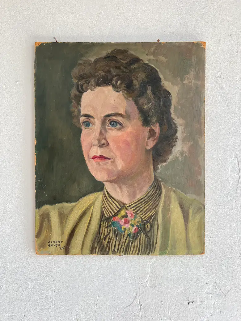 Portrait de femme, années 50