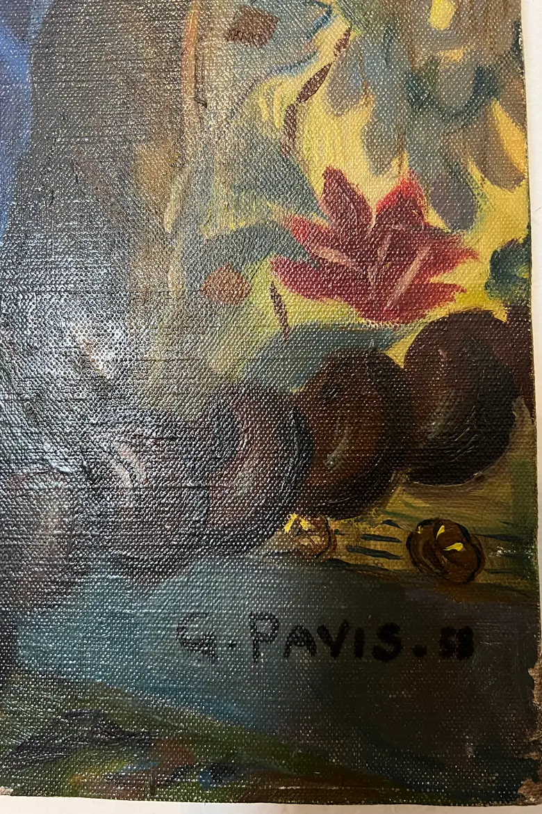 Portrait de femme signé Années 50