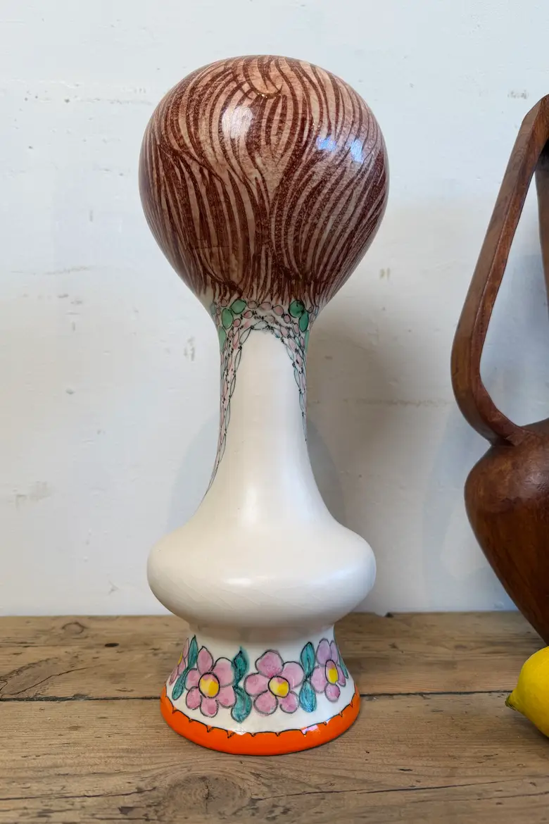 Présentoir à chapeaux vintage en céramique