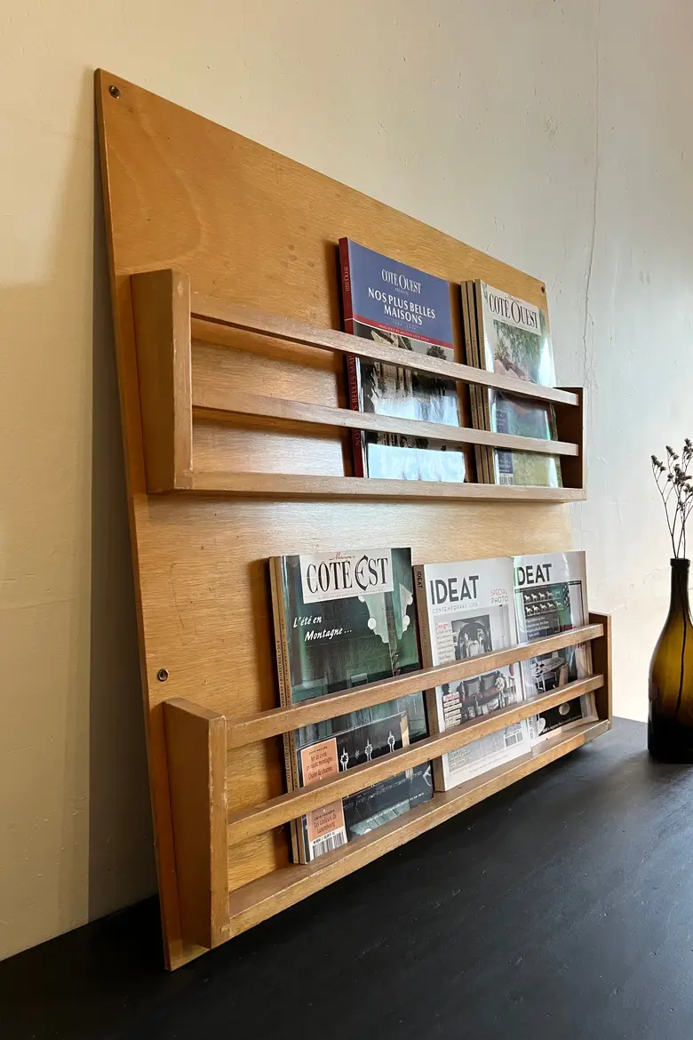 Présentoir de magazines vintage Années 60