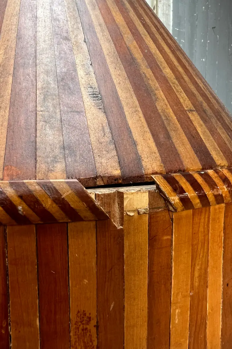 Rare boîte à chapeaux 19ème