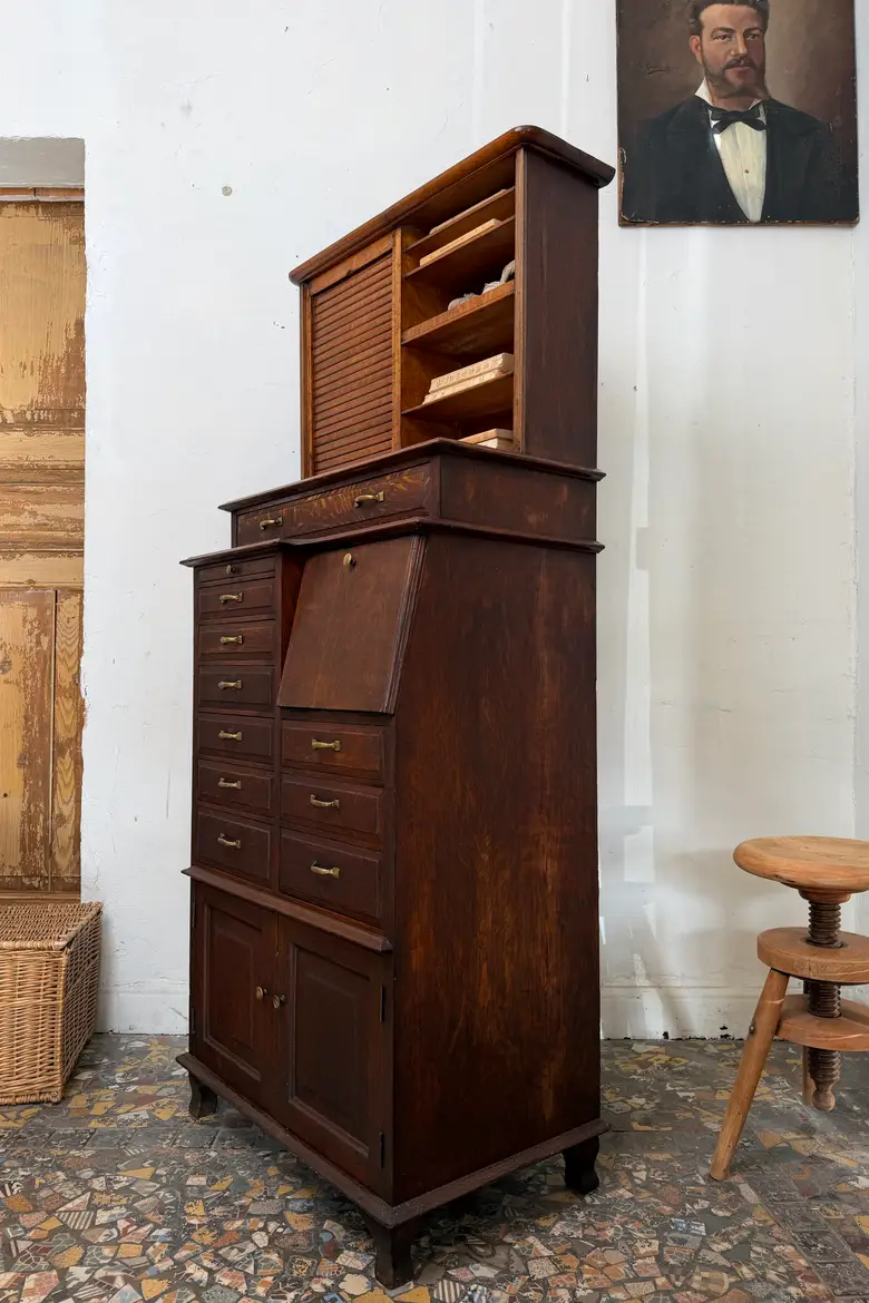 Rare meuble de dentiste américain – Début XXe siècle