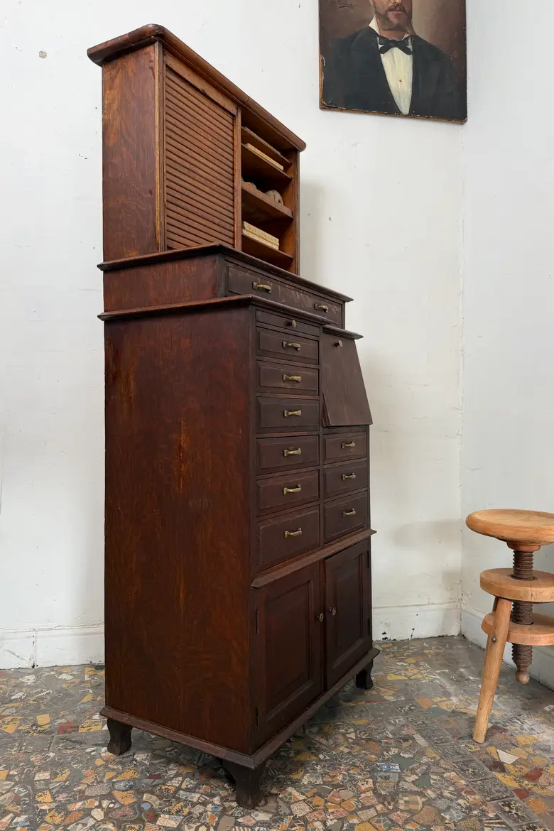 Rare meuble de dentiste américain – Début XXe siècle