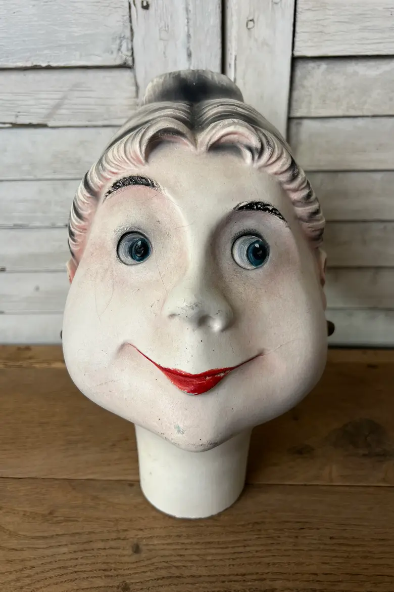 Rares têtes de mannequins années 70