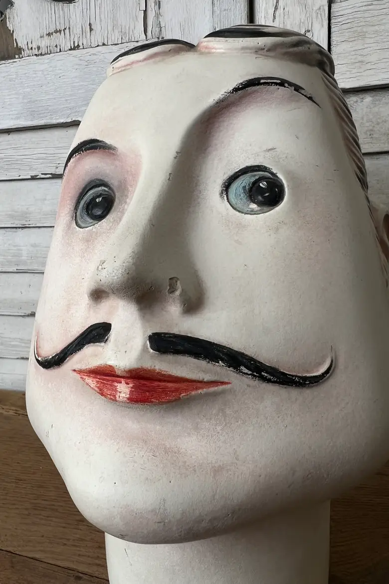 Rares têtes de mannequins années 70