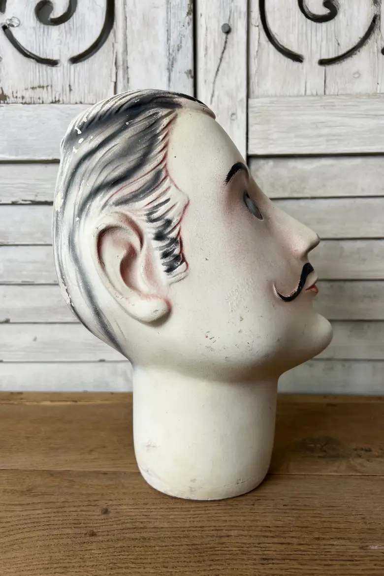 Rares têtes de mannequins années 70
