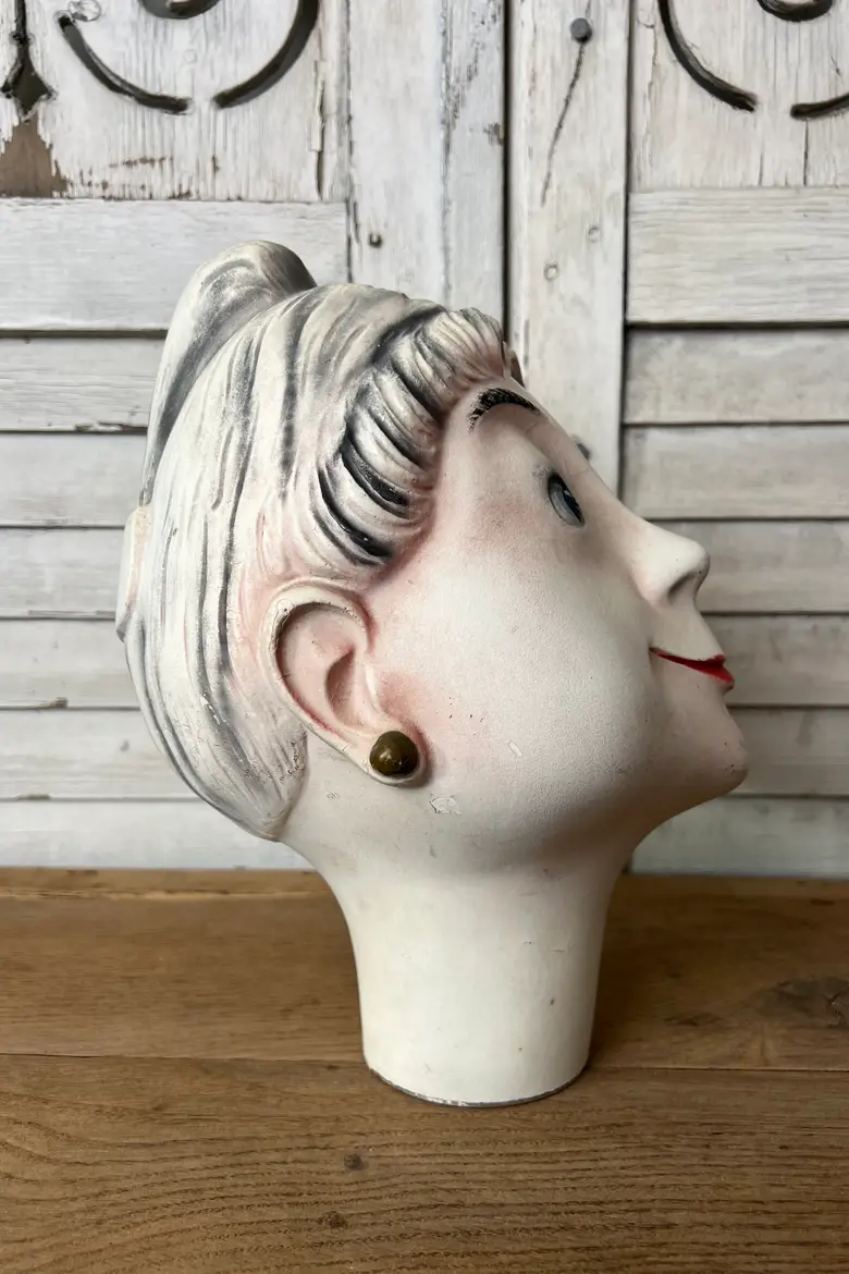 Rares têtes de mannequins années 70