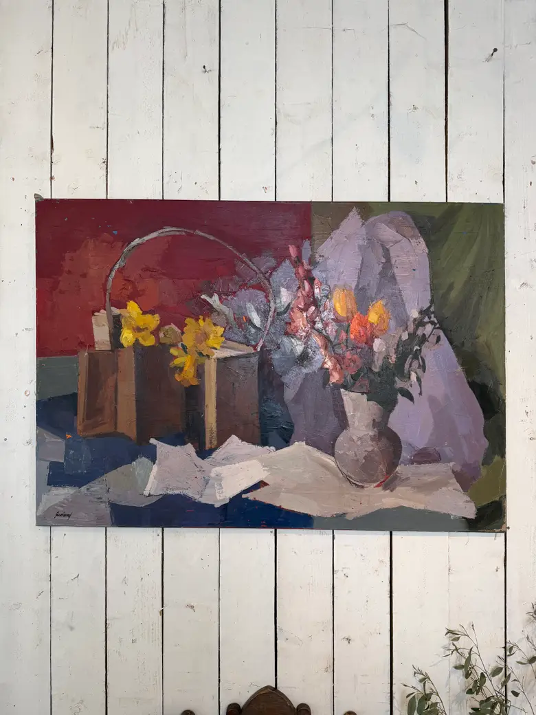 René Guinand – Livres et fleurs, 1965 — René Guinand – Livres et fleurs, 1965
