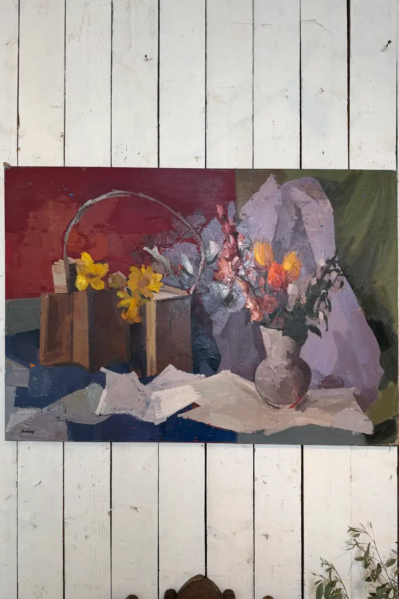 René Guinand – Livres et fleurs, 1965
