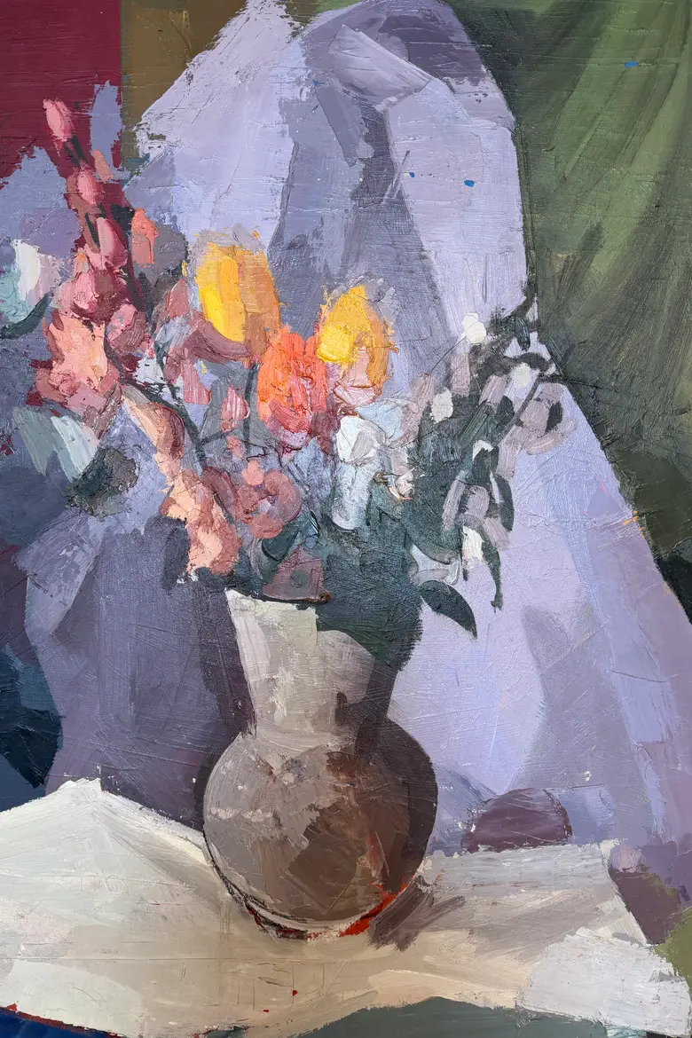 René Guinand – Livres et fleurs, 1965