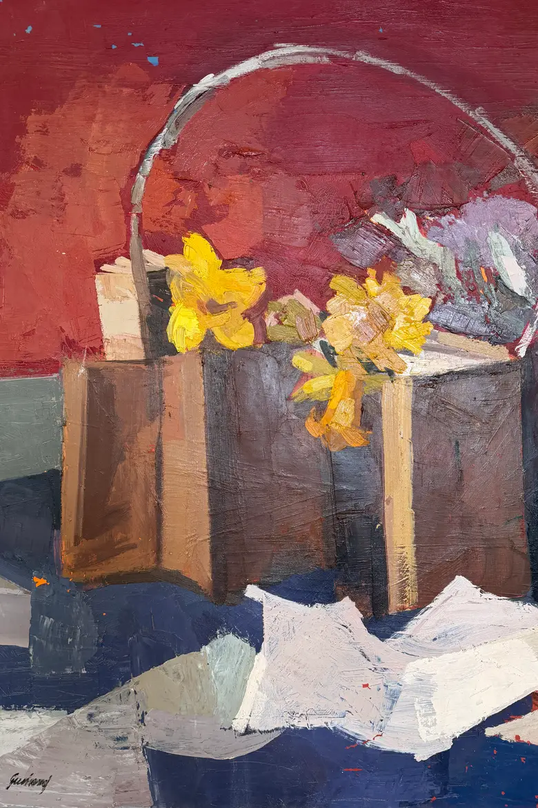 René Guinand – Livres et fleurs, 1965