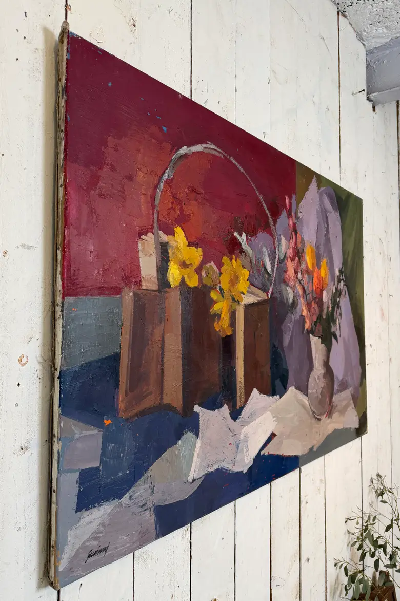 René Guinand – Livres et fleurs, 1965