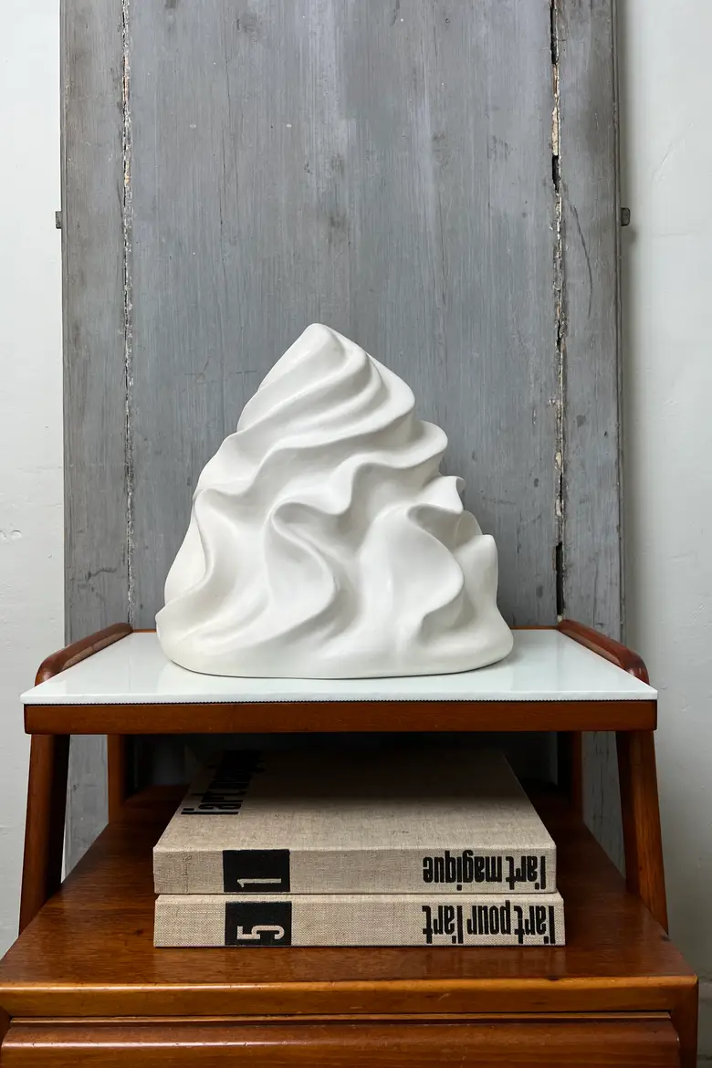 Sculpture en céramique «Glace à l’italienne »