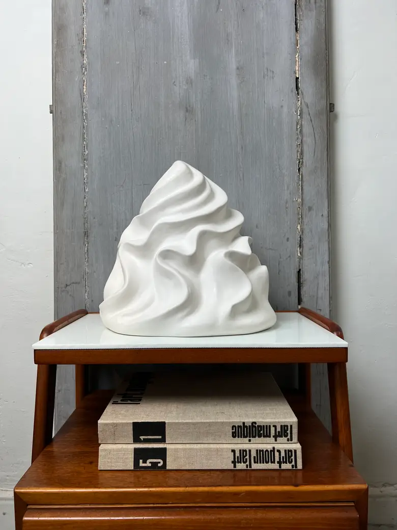 Sculpture en céramique «Glace à l’italienne »