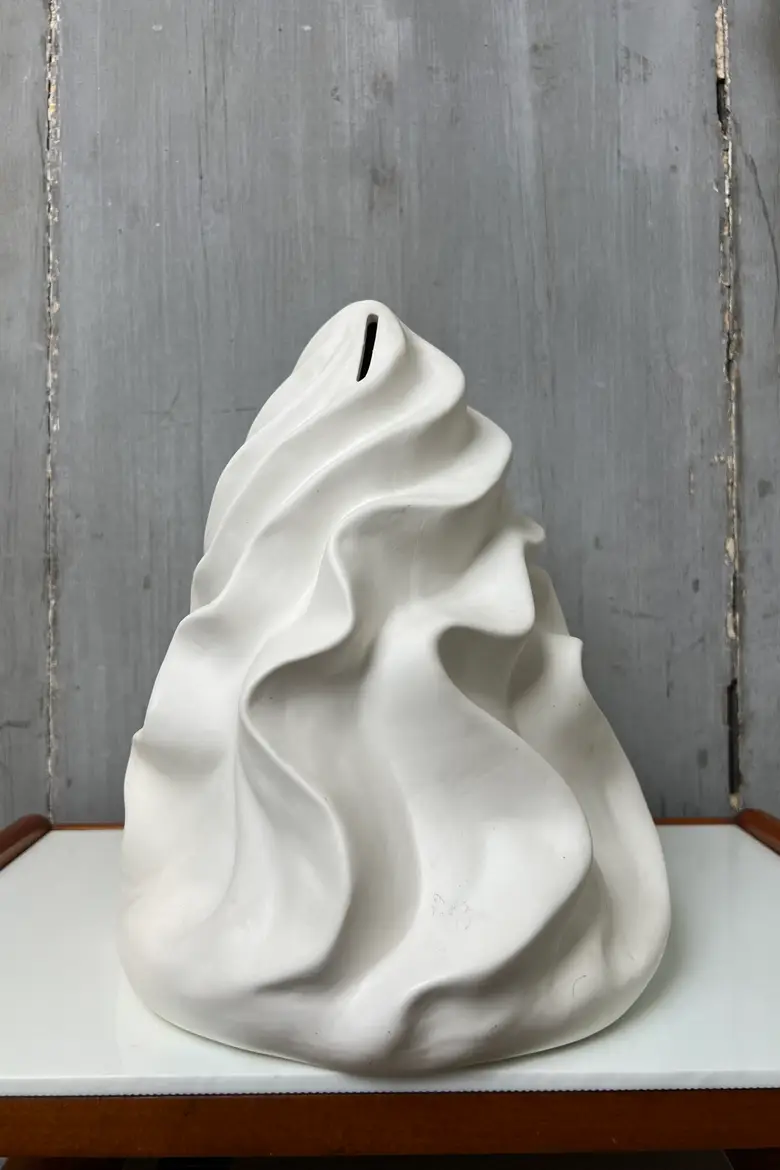 Sculpture en céramique «Glace à l’italienne »