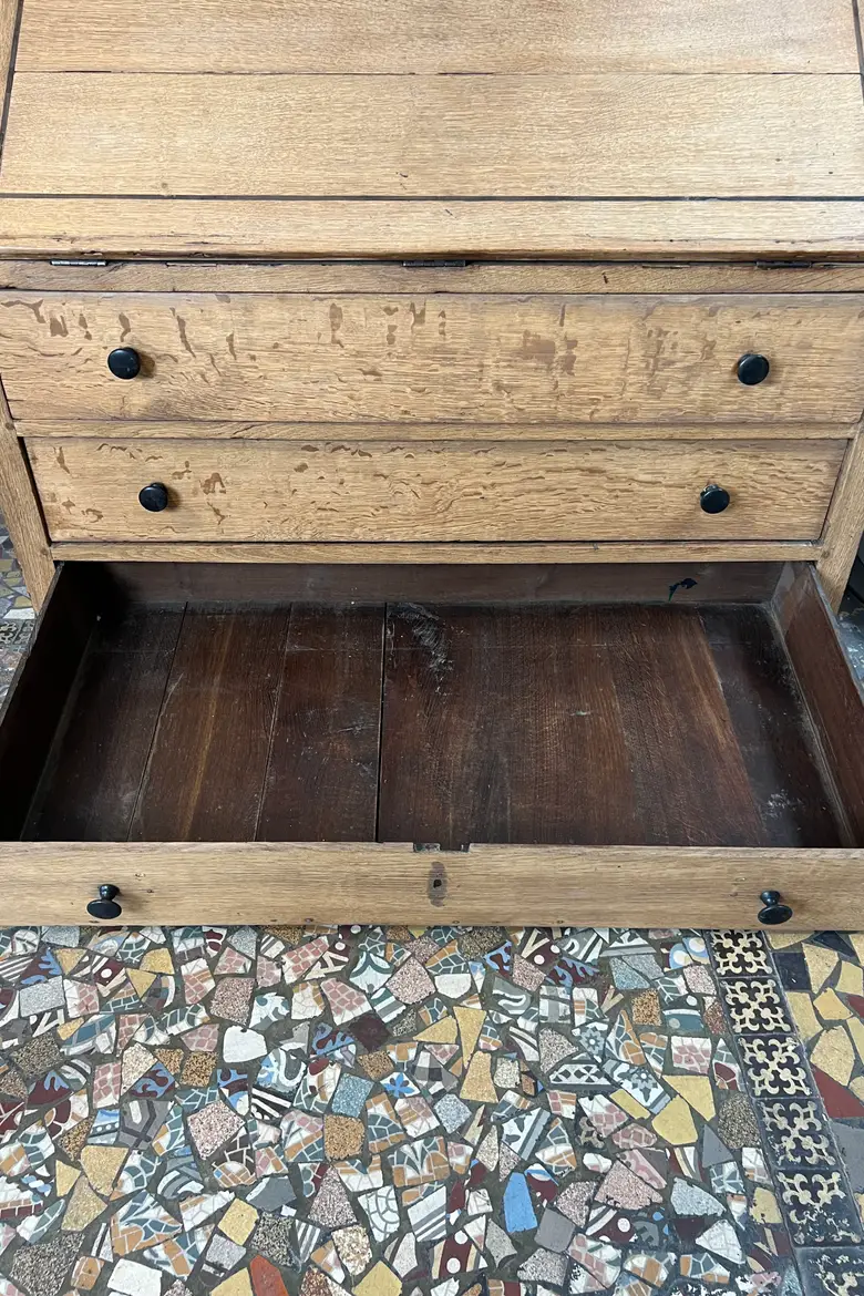 Secrétaire en chêne 19ème