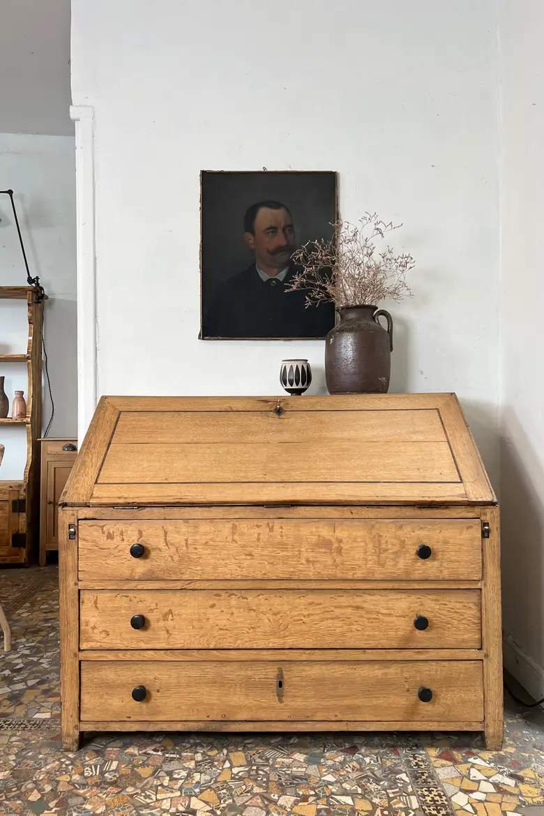 Secrétaire en chêne 19ème