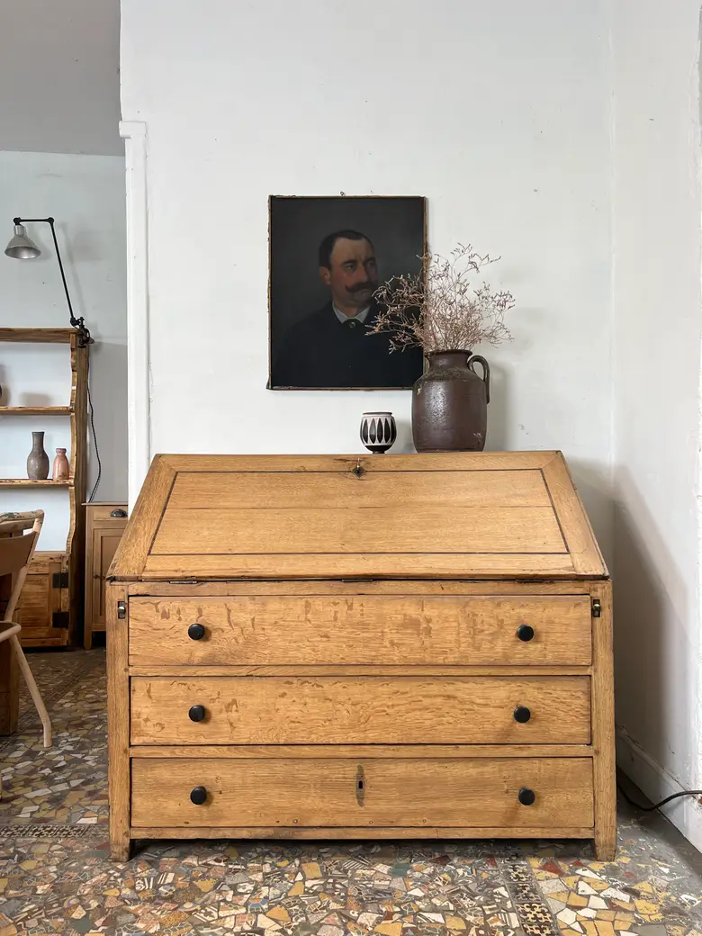 Secrétaire en chêne 19ème