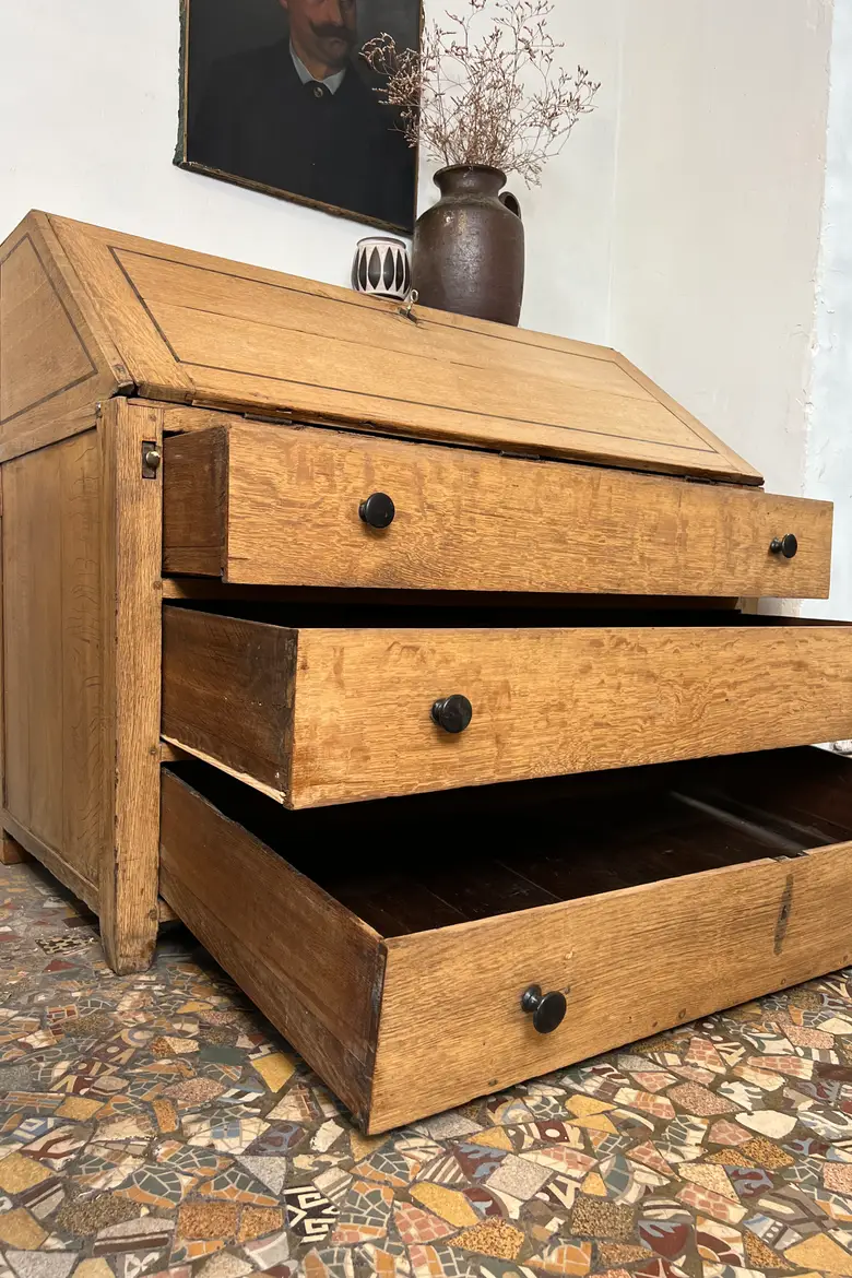 Secrétaire en chêne 19ème