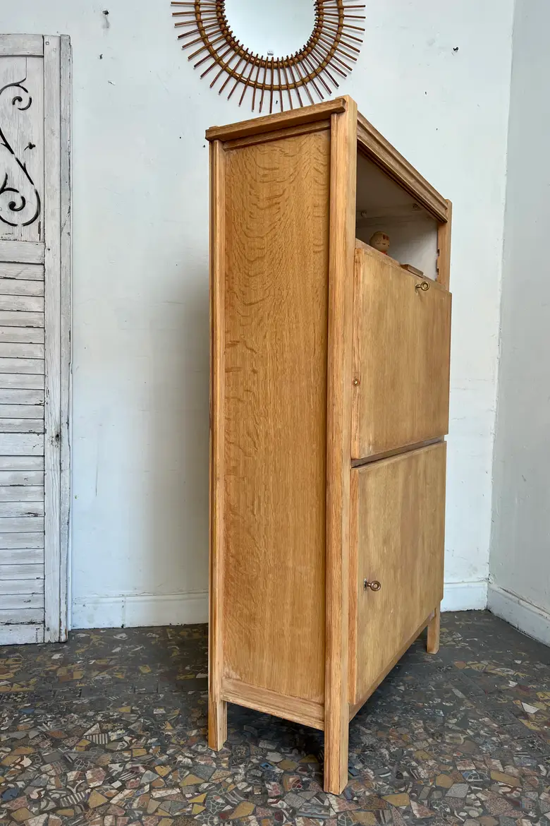 Secrétaire vintage en chêne
