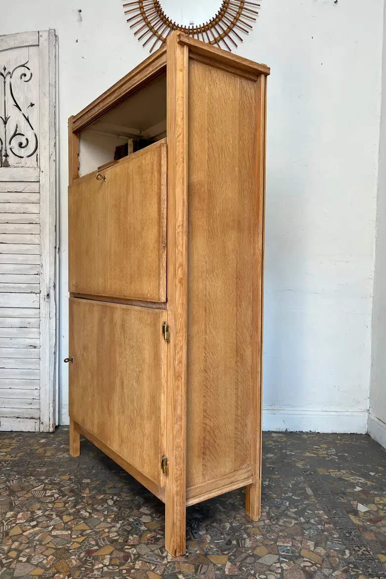 Secrétaire vintage en chêne