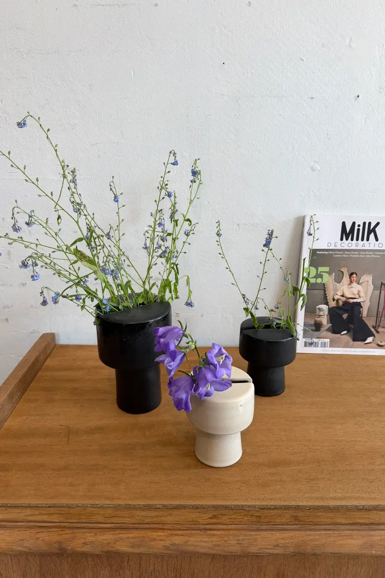 Série de 3 vases vintage Mobach
